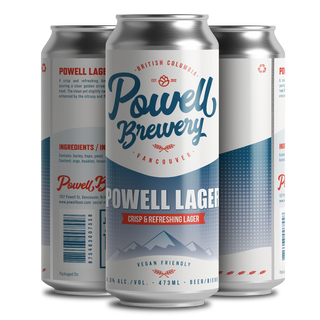 4pk Powell "POWELL LAGER" (473mL)
